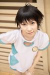   ahoge chippi cosplay idolmaster_xenoglossia kikuchi_makoto photo shorts t-shirt  