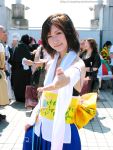  cosplay detached_sleeves final_fantasy final_fantasy_x photo robes saeki_tsukahisa yuna 