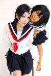  cosplay fuura_kafuka photo sailor_uniform sayonara_zetsubou_sensei school_uniform sekiutsu_maria_taro socks 