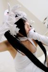  cosplay elbow_gloves hair_bows kipi-san nurse nurse_uniform photo pure_trance ruriko_nasu test_tube twintails 