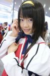  cosplay hairband himemiya_chikane kannazuki_no_miko matsunaga_ayaka photo sailor_uniform school_uniform 