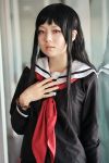  cosplay enma_ai jigoko_shoujo kanata_(model) photo sailor_uniform school_uniform 