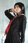  cosplay enma_ai jigoko_shoujo kanata_(model) photo sailor_uniform school_uniform waraningyo 