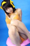  cosplay hair_ribbons matsunaga_ayaka photo side-tie_bikini suzumiya_haruhi suzumiya_haruhi_no_yuuutsu 