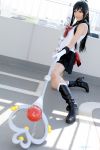  bishoujo_senshi_sailor_moon boots cosplay gloves meiou_setsuna photo sailor_pluto sailor_uniform school_uniform tiara 