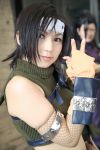 armor cosplay final_fantasy final_fantasy_vii fingerless_gloves headband kozuki_ai loose_socks midriff photo shorts yuffie_kisaragi 