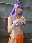 bra cosplay dragon_quest dragon_quest_iv mara photo purple_hair tachibana_ren tiara 