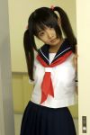  cosplay matsunaga_ayaka otonashi_meru photo pleated_skirt sailor_uniform sayonara_zetsubou_sensei school_uniform twintails 