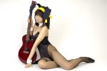   animal_ears rabbit_ears cosplay fishnet_stockings guitar hair_ribbons leotard matsunaga_ayaka photo suzumiya_haruhi suzumiya_haruhi_no_yuuutsu  