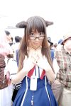  acasius_boarding_school animal_ears cosplay dog_ears glasses maico_(model) photo school_uniform 