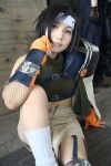  armor cosplay final_fantasy final_fantasy_vii fingerless_gloves headband kozuki_ai loose_socks midriff photo shorts yuffie_kisaragi 