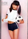  cosplay gym_uniform matsunaga_ayaka photo soccer_ball twintails 