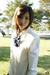  blouse cosplay nagasaki_rina photo school_uniform sleeveless_sweater 