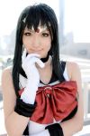  bishoujo_senshi_sailor_moon cosplay gloves meiou_setsuna photo sailor_pluto sailor_uniform school_uniform tiara 