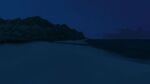  beach blue_theme bush clouds commentary_request highres horizon kajiji nature night no_humans ocean original outdoors plant river scenery sky star_(sky) starry_sky tree water waves 