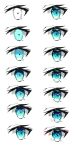  blue_eyes eyes how_to looking_ahead no_humans original sketch white_background work_in_progress yoru_usagi 