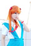   cosplay neon_genesis_evangelion photo raiko redhead sailor_uniform school_uniform souryuu_asuka_langley twintails  