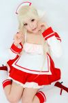  apron blonde_hair chii chobits cosplay kipi-san maid maid_uniform persocom photo socks 