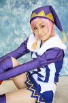  card cosplay joker pachi-slot_sengen_rio_de_carnival photo pink_hair thigh-highs tora_(model) 