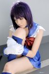  bishoujo_senshi_sailor_moon boots cosplay gloves namada photo purple_hair sailor_saturn sailor_uniform school_uniform tomoe_hotaru 