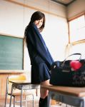  cosplay knee_socks photo school_uniform sugimoto_yumi sweater 