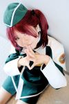  cosplay gundam gundam_seed gundam_seed_destiny meyrin_hawke minase_risa photo redhead twintails uniform 