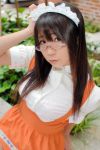  anna_miller&#039;s apron asian chocoball cosplay glasses photo waitress 