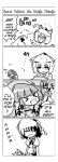  comic inubashiri_momiji kawashiro_nitori monochrome shameimaru_aya touhou translated 