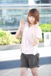  ari_(model) blouse cosplay photo shorts 