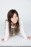  cosplay photo pleated_skirt school_uniform sleeveless_sweater sugimoto_yumi 