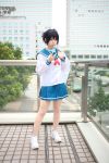  blazer chouko cosplay idolmaster_xenoglossia kikuchi_makoto pantyhose photo sailor_uniform school_uniform 