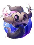  :o artist_name commentary_request flower full_body gen_6_pokemon looking_to_the_side no_humans open_mouth petals phantump pink_eyes pink_flower pokemon pokemon_(creature) solo yukichi_(tsuknak1) 