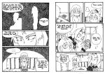  comic english layla_prismriver mima monochrome setz silhouette sweater touhou touhou_(pc-98) 