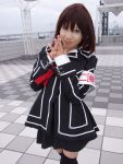  armband cosplay photo school_uniform thigh-highs torai_aki vampire_knight yuki_cross zettai_ryouiki 