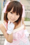  amami_haruka cosplay dress gloves hair_ribbons hiromichi idolmaster photo 