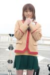  blazer cosplay gokujou_seitokai katsura_seina miniskirt photo sakura_mizuki school_uniform 