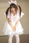  animal_ears aristocats cat_ears cosplay frilly_dress kneehighs lace marie photo sakura_yayoi twintails 