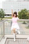  amami_haruka boots cosplay dress gloves hair_ribbons hiromichi idolmaster photo 