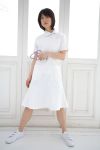  cosplay komiyama_maki nurse nurse_uniform photo sensible_shoes stethoscope 