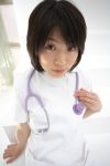  cosplay komiyama_maki nurse nurse_uniform photo stethoscope 