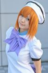  cosplay higurashi_no_naku_koro_ni nagicha_(model) orange_hair photo ryuuguu_rena 