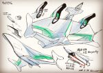  carriax character_name concept_art firing from_behind from_below missile missile_pod official_art production_art science_fiction space_craft super_robot_wars super_robot_wars_t tenjin_hidetaka vehicle_focus 
