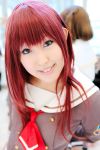  cosplay hino_kahoko kiniro_no_corda moeka photo redhead school_uniform 