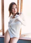  anzu_sayuri bra panties see-through sweater 