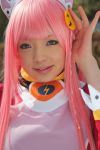  apron cosplay diebuster maid maid_uniform namada nono photo pink_hair 