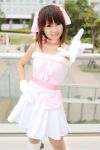  amami_haruka cosplay dress gloves hair_ribbons hiromichi idolmaster photo 