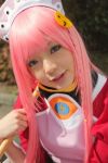  apron broom cosplay diebuster maid maid_uniform namada nono photo pink_hair 