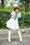 boots cosplay hirano_kurita kurukuru_lab kurusu_nazuki nurse nurse_uniform photo 