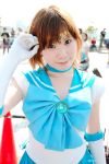  bishoujo_senshi_sailor_moon choker cosplay mizuno_ami sailor_mercury school_uniform short_hair yomomi 