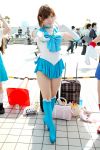  bishoujo_senshi_sailor_moon boots cosplay mizuno_ami sailor_mercury school_uniform yomomi 